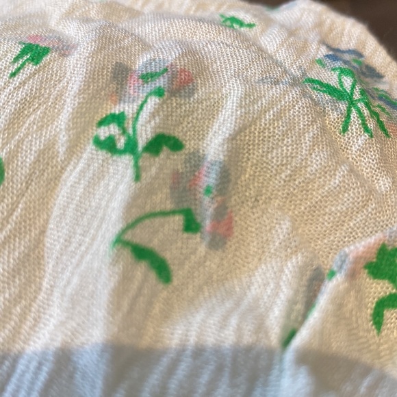 ASOS design summer dress, white with flowers, 100% viscose, size US 2, new - Picture 5 of 6